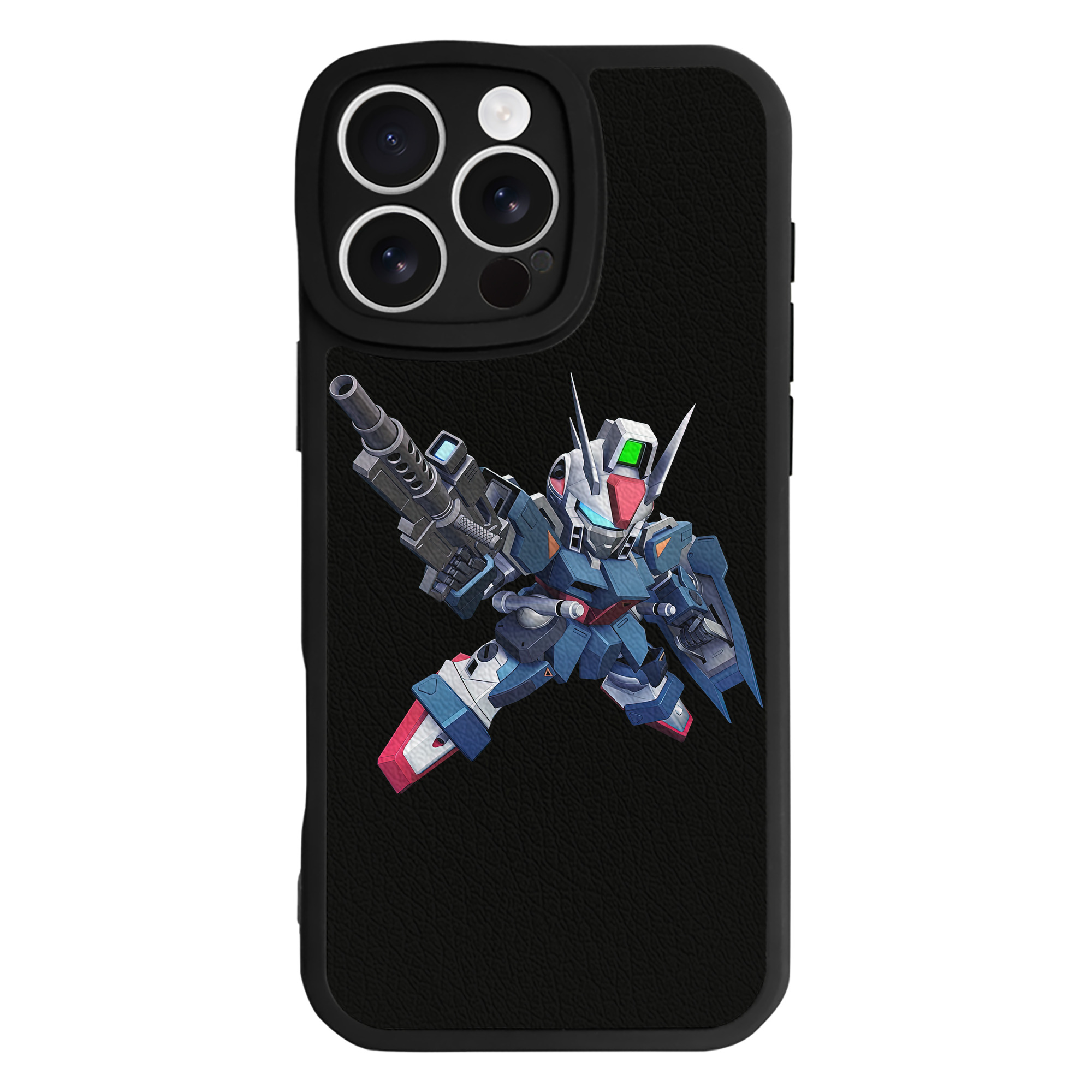 （画像用） 機動戦士ガンダム Mobile Suit Gundam 【iPhone 16シリーズ対応】シリコンスマホケース（レザー調） 材質：シリコン